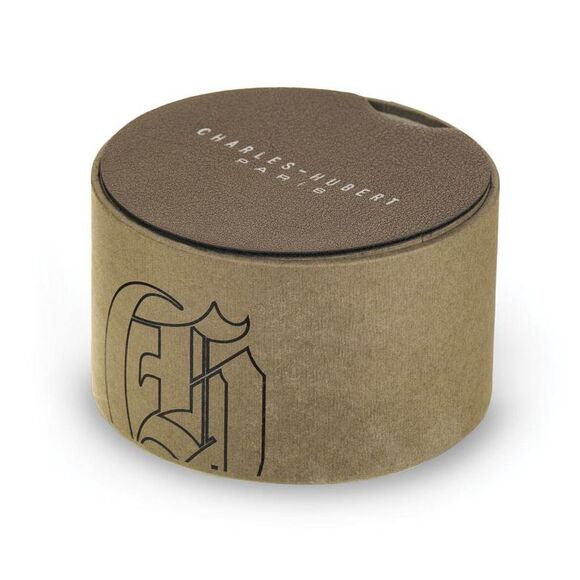 Charles Hubert Stainless Steel Skeleton Dial 54mm Pocket Watch